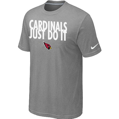 Nike Arizona Cardinals "Just Do It" NFL T-Shirt - Grey